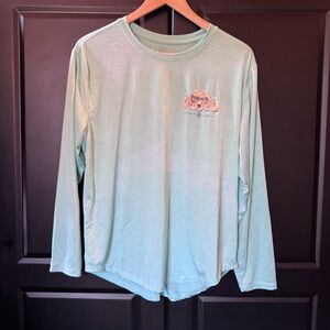 Lauren James Shades & Sand Dog UPF 30+  Green Top Size Medium